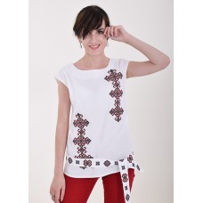 Embroidered blouse "Svarog" white